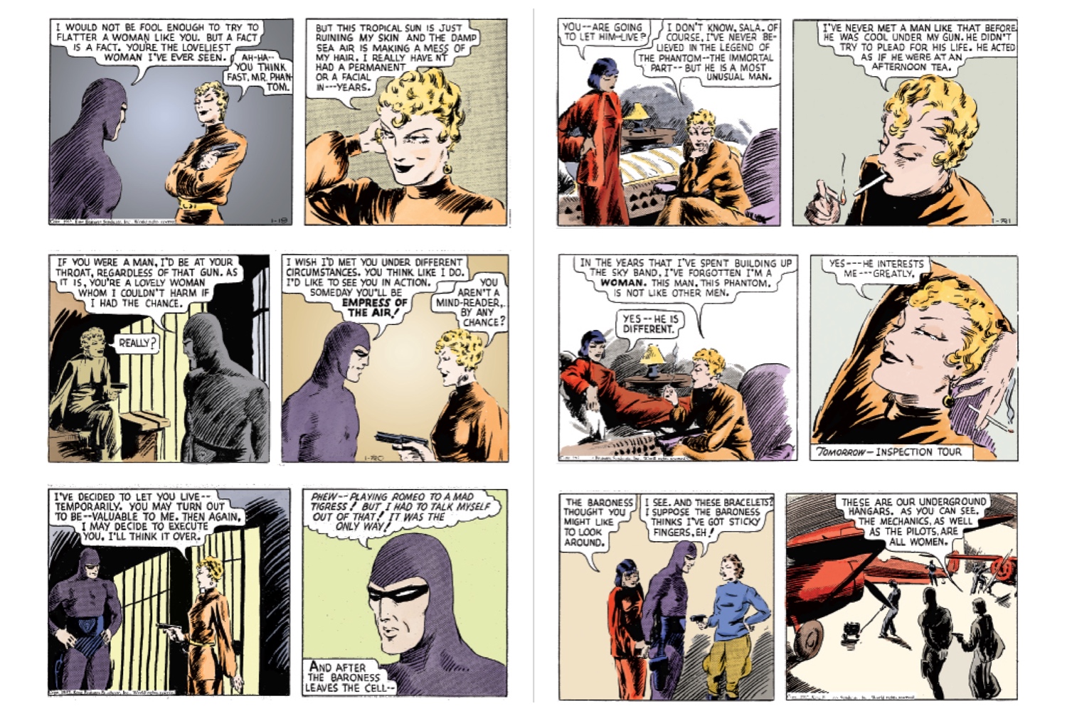 A boy reading a Phantom comic