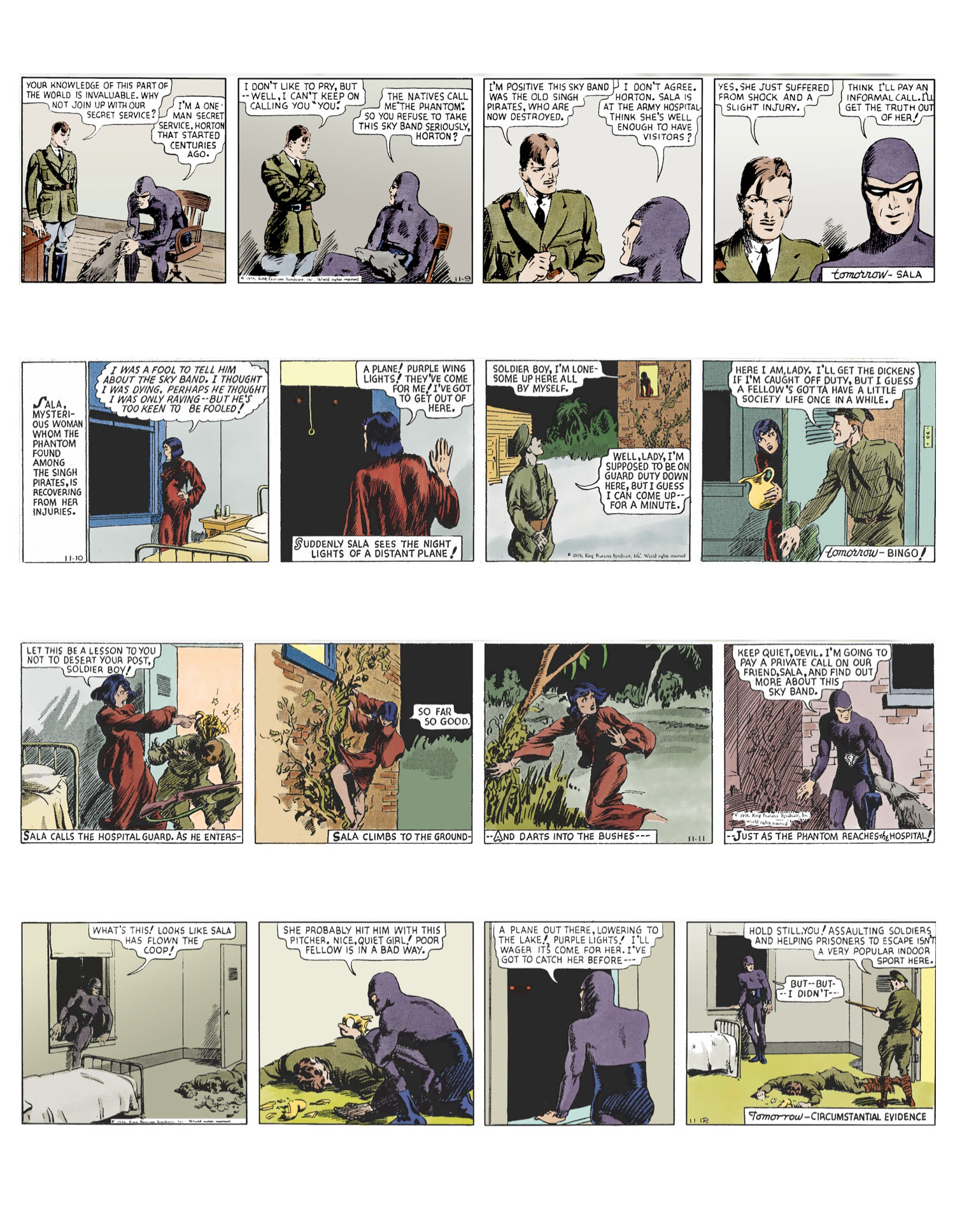 four strips on every page