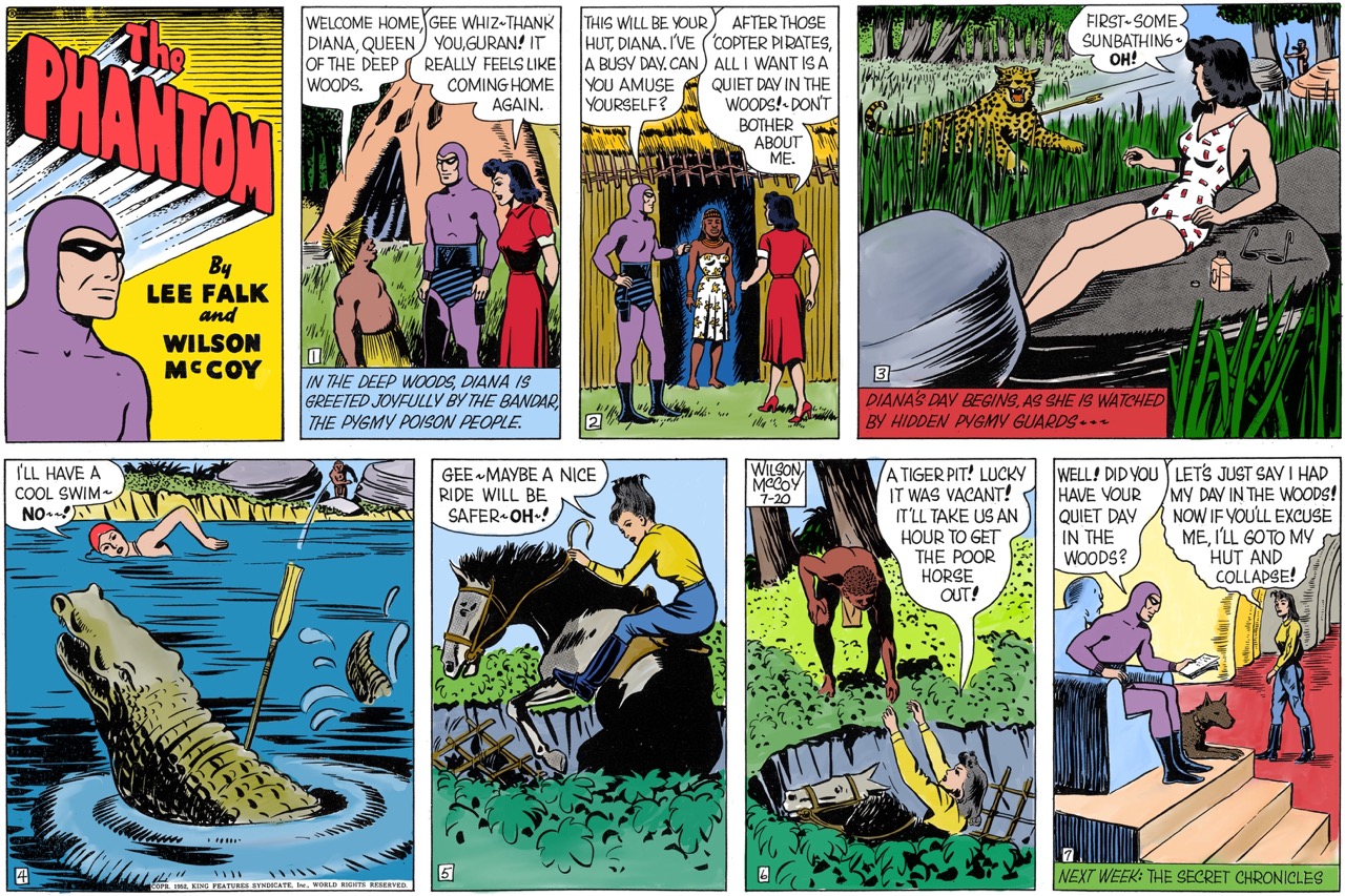 Placeholder for a complete comic strip